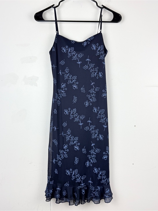 City Triangles Dresses & Skirts - Vintage City Triangles Floral Slip Midi Dress Ruffle Hem Y2K Fairy Grunge M
S